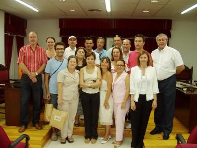 Profesores brasileños visitan el Patrimonio Cultural de Lopera.