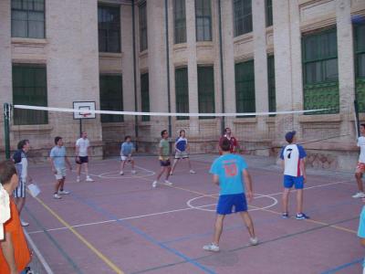 Gran acogida de la Liga de Voleibol en Lopera