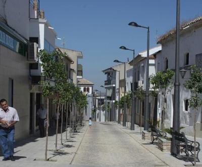 Nuevo aspecto de la calle Federico García Lorca.