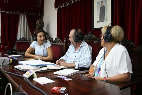 Lopera protagonista del programa "Hoy por hoy en conexión" de Radio Jaén. Cadena Ser