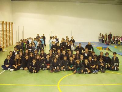 Exhibición de Hapkido a cargo de los alumnos de la Escuela Deportiva Municipal de Lopera