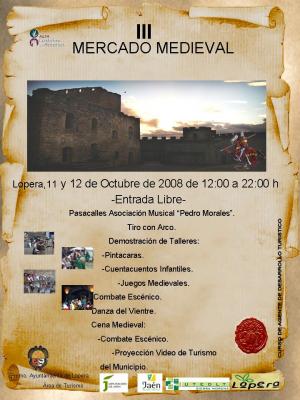 Lopera acogerá el 11 y 12 de octubre el III Mercado Medieval