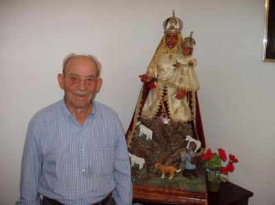 La Morenita esculpida por el loperano Juan Manuel Bellido Bueno