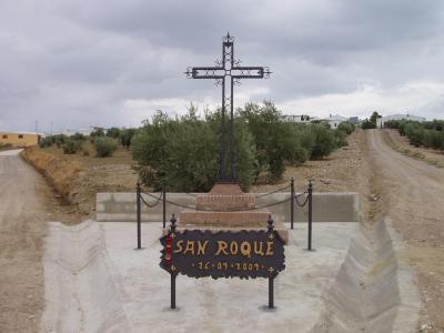 Todo listo para la inauguración de la Cruz de San Roque el día 26 de Septiembre