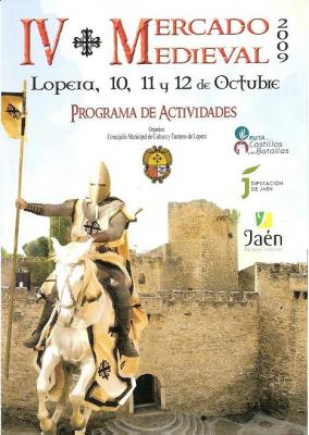 Programa del IV Mercado Medieval los días 10, 11 y 12 de octubre en Lopera