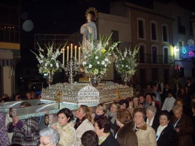 Los loperanos honran a su  Patrona, la Inmaculada Concepción