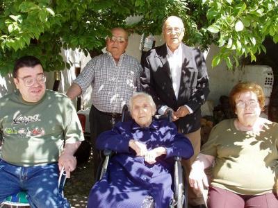 Paquita Rodriguez, la abuela de Lopera cumple 109 años.