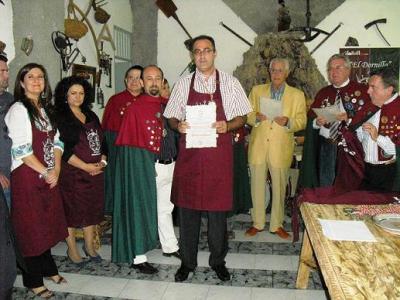 José Luis Pantoja nombrado Pinche de Honor de la Cofradía Gastronómica "El Dornillo" de Valdepeñas de Jaén