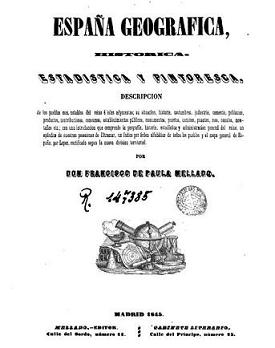 Lopera en 1854 según la España Geográfica de Francisco de Paula Mellado