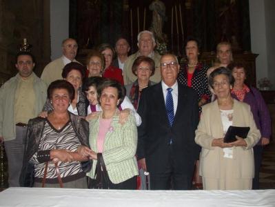 Celebración de las Bodas de Oro en Lopera del párroco D. Carlos Martínez Marín