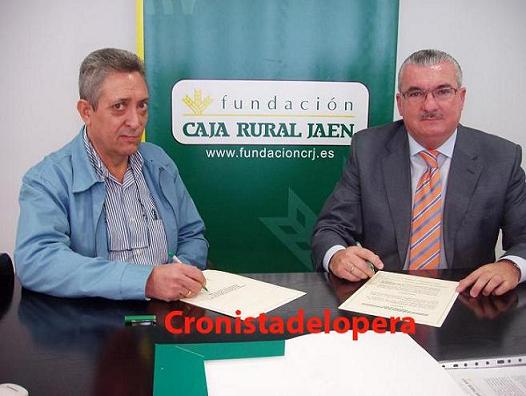 Firma del Convenio entre Fundación Caja Rural de Jaén y Asociación Alcohólicos Rehabilitados Loperanos (ARLO
