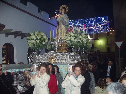 Los loperanos se vuelcan con su  Patrona, la Inmaculada Concepción