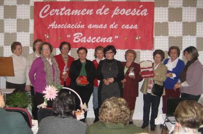 Patrocinio Juárez y Josefa Soler ganan el II Certamen de Poesía  y Relato Corto de la Asociación de Amas de Casa "Bascena" de Lopera