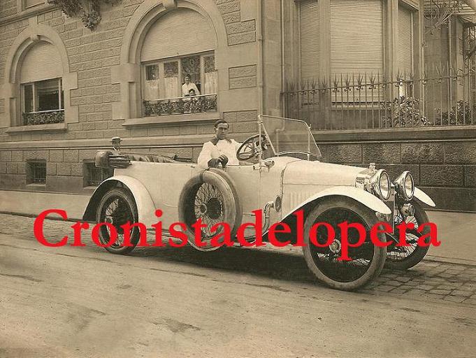 Uno de los primeros coches que llegaron a Lopera. Un Hispano-Suiza del año 1928