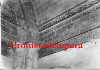 La inscripción gótica en la Capilla del Castillo de Lopera