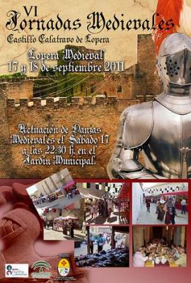 Lopera acoge los días 17 y 18 de Septiembre las VI Jornadas Medievales