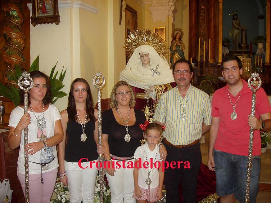 Juan de Dios Santiago García  nuevo Hermano Mayor de la Cofradía de la Virgen de los Dolores.