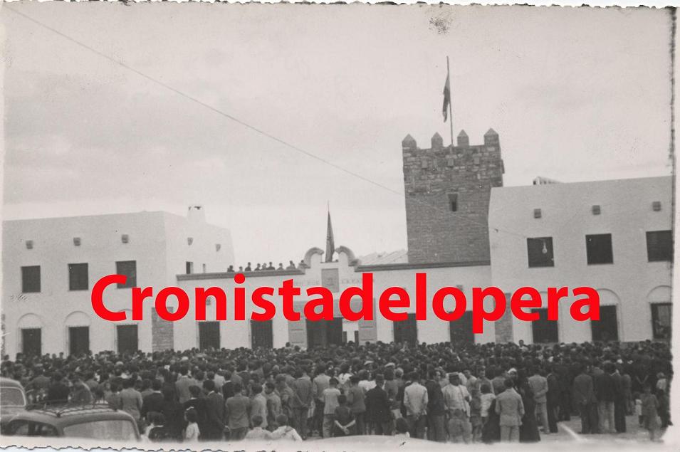 Inauguración del Cuartel de la Guardia Civil de Lopera el 27 de Marzo de 1944