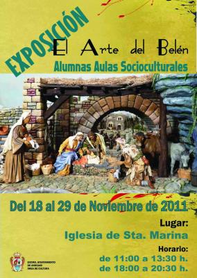 Exposición "El Arte del Belén" del 18 al 29 de noviembre en la Iglesia de Santa Marina de Andújar