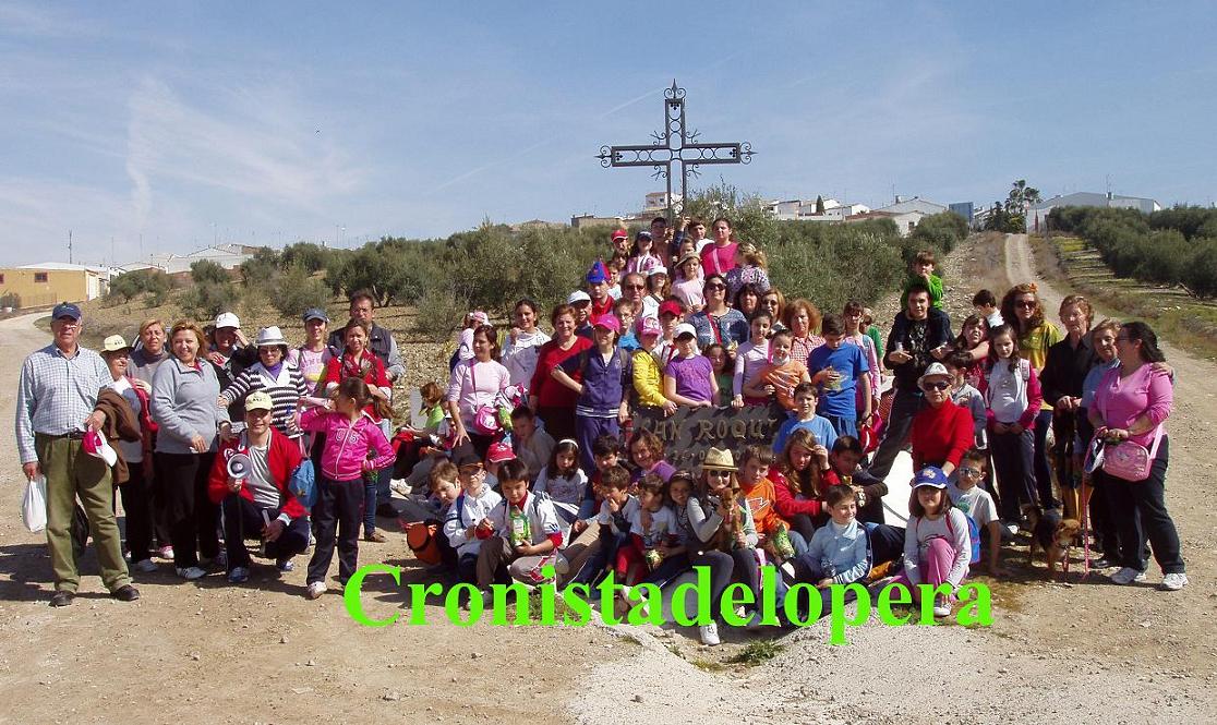Éxito de participación en la III Peregrinación a la Cruz de San Roque