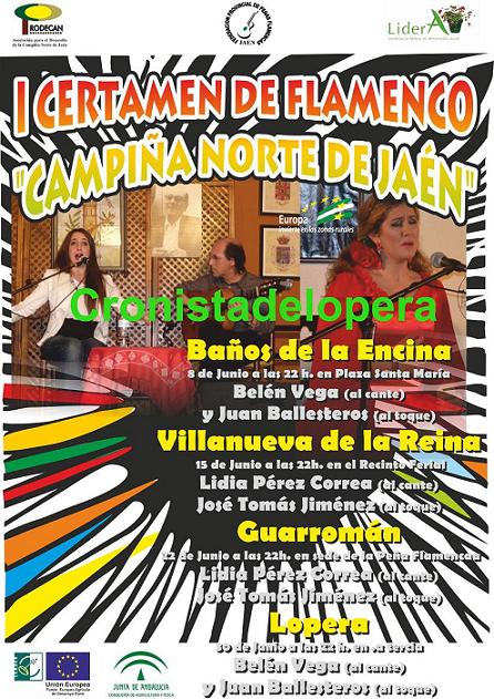 Lopera acogerá el 30 de Junio el I Certamen de Flamenco "Campiña Norte de Jaén"