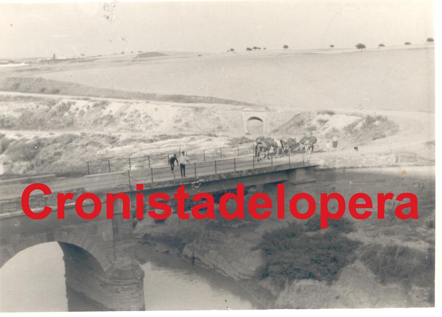 El Puente del Arroyo Salado de Porcuna hace 50 años