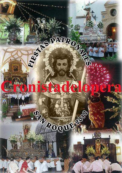 Presentado el Libro con los Actos y Cultos de las Fiestas Patronales en Honor a San Roque Patrón de Lopera 2012