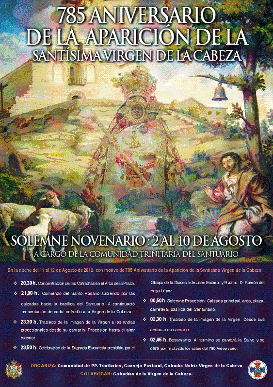 785 aniversario de la Aparición de Nuestra Señora de la Cabeza a Juan Alonso de Rivas