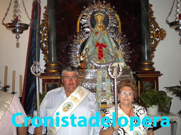 Juan Luna y Alfonsa Pacheco nuevos Hermanos Mayores de la Cofradía de la Virgen de la Cabeza de Lopera
