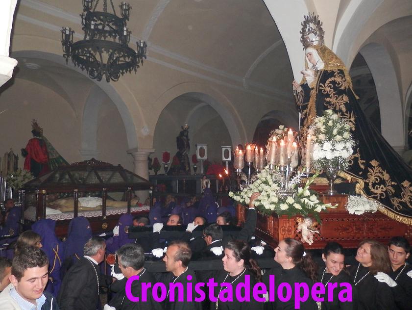 Suspendidas por la lluvia las procesiones previstas en la tarde y noche del Viernes Santo Loperano