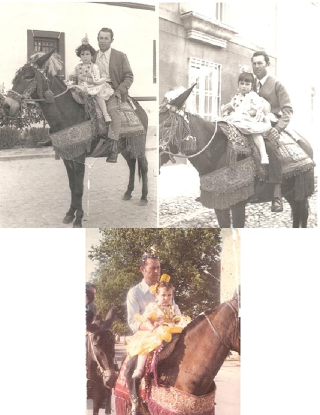 Benito Alcalá un asiduo participante a lomos de su bestia en la Romería de San Isidro Labrador de Lopera