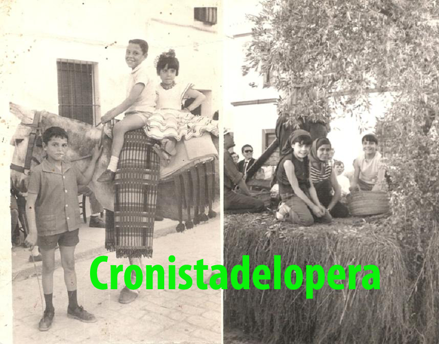 Dos estampas de la Romería de San Isidro del año 1963 y 1968