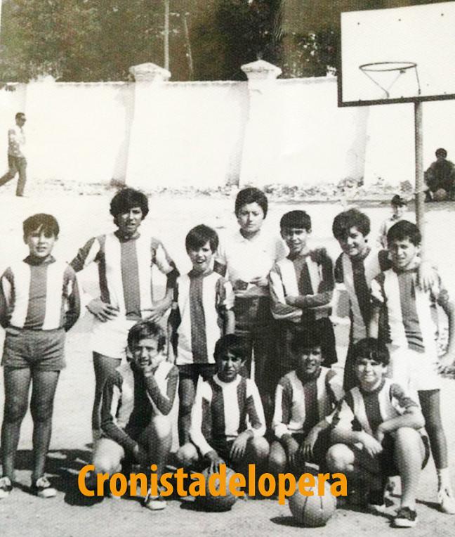 El Equipo de Minibasket de Lopera del año 1971