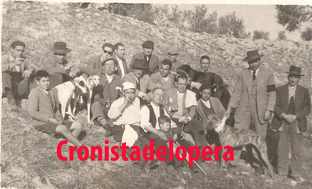 Loperanos de Caza con Galgos en el Pago de Mirabueno en el año 1951