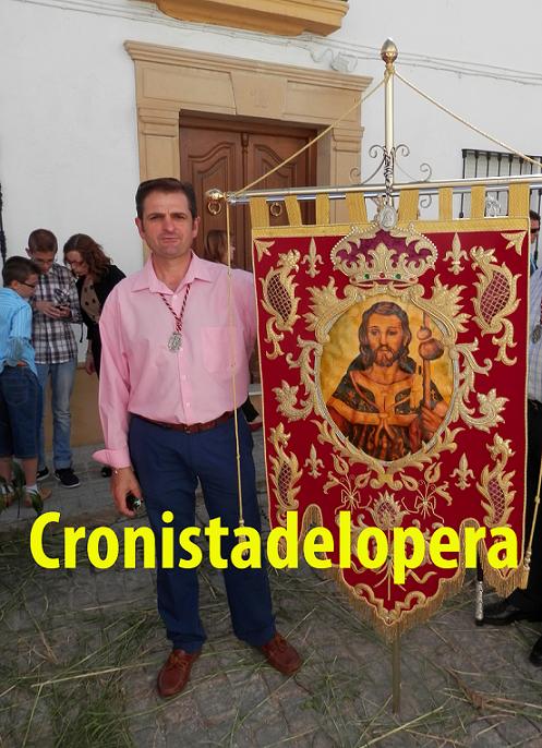 El Loperano Cristino Pedrosa Expósito nombrado Pregonero Oficial de las Fiestas Patronales en honor a San Roque, Patrón de Lopera