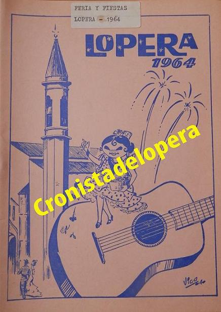Portada del Programa de la Feria de los Cristos de Lopera del año 1964