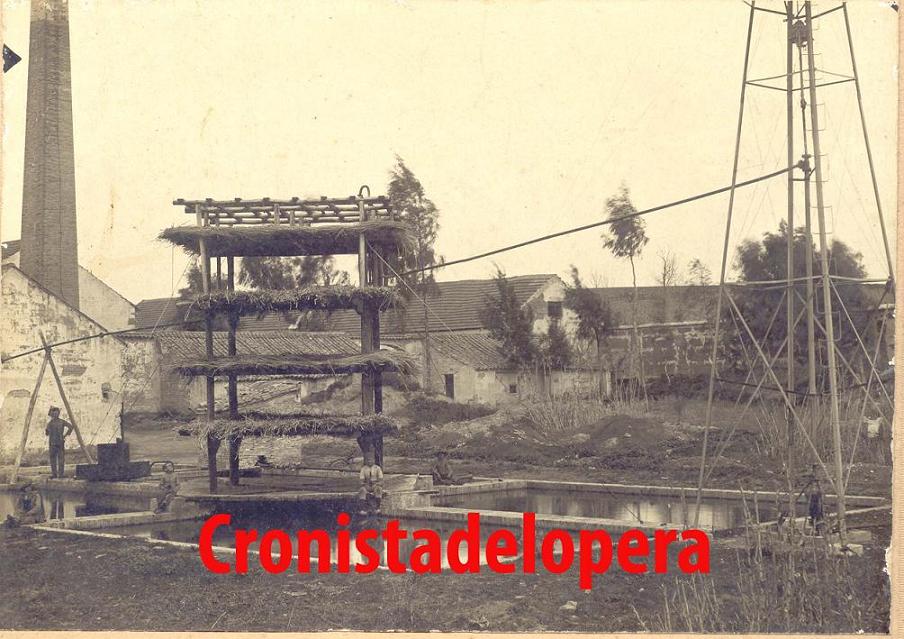 Patios de la Fábrica Cabrera de Lopera en 1912