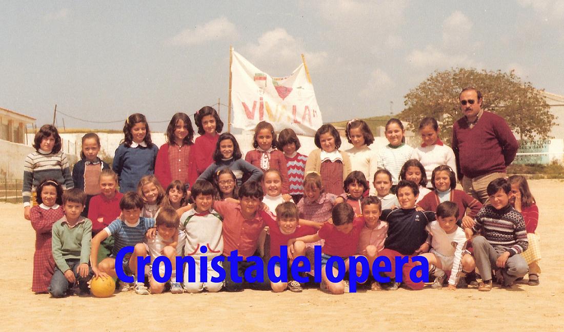 Escuela de D. Felipe Hueso Vacas Curso 3º de EGB. Año 1982