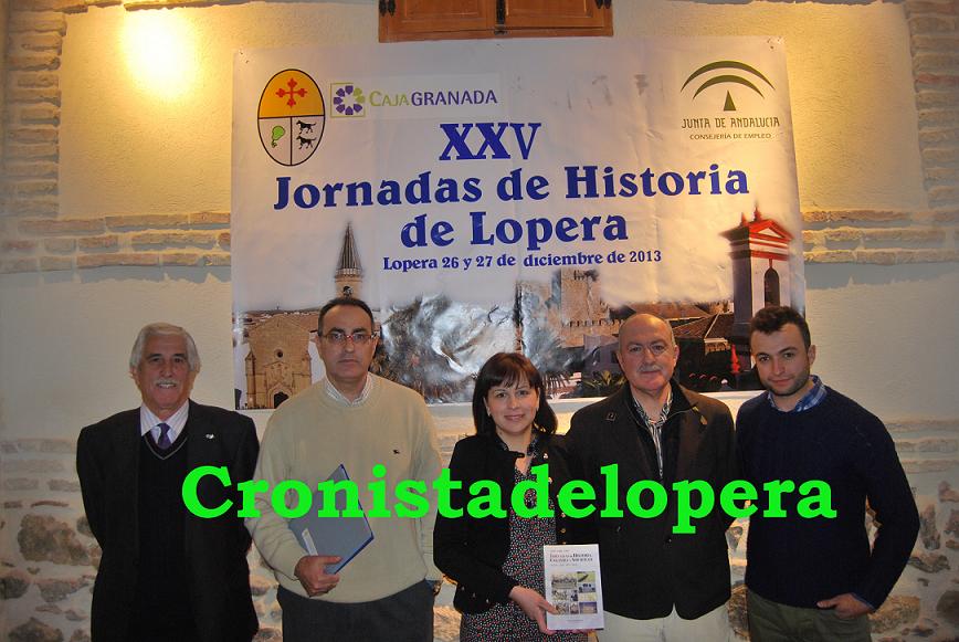 Presentado el libro con las Actas de las XXII-XXIII y XXIV Jornadas de Historia de Lopera.