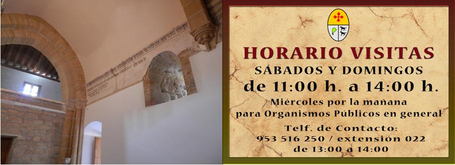 Horario de Visitas guiadas al Castillo de Lopera