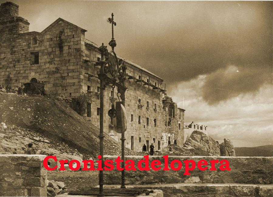 Reconstrucción del Santuario de la Virgen de la Cabeza un 27 de Abril de 1941