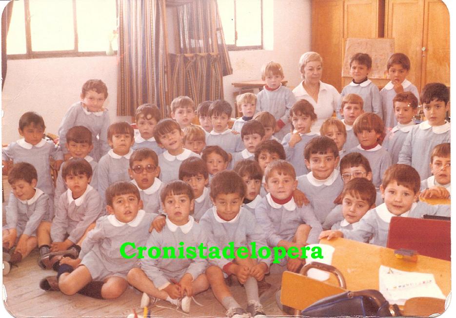 Escuela de Párvulos de la maestra Ana Bellido. Lopera Curso 1977-78
