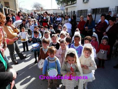La Tradicional Semana Santa Chica Escolar abre los desfiles procesionales de la Semana Santa Loperana