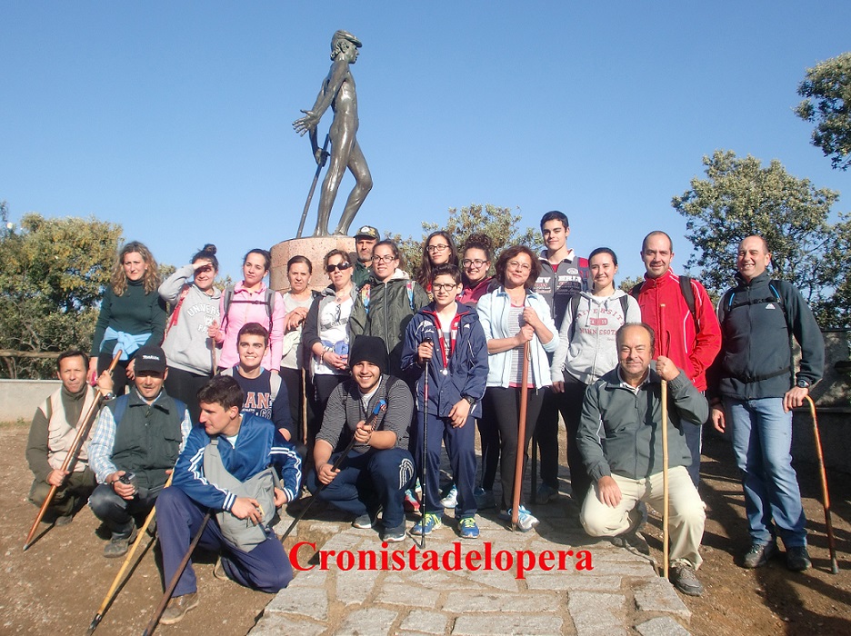 Otro Grupo de Peregrinos de Lopera que también hicieron ayer el camino desde Andújar hasta el Cerro de la Cabeza.