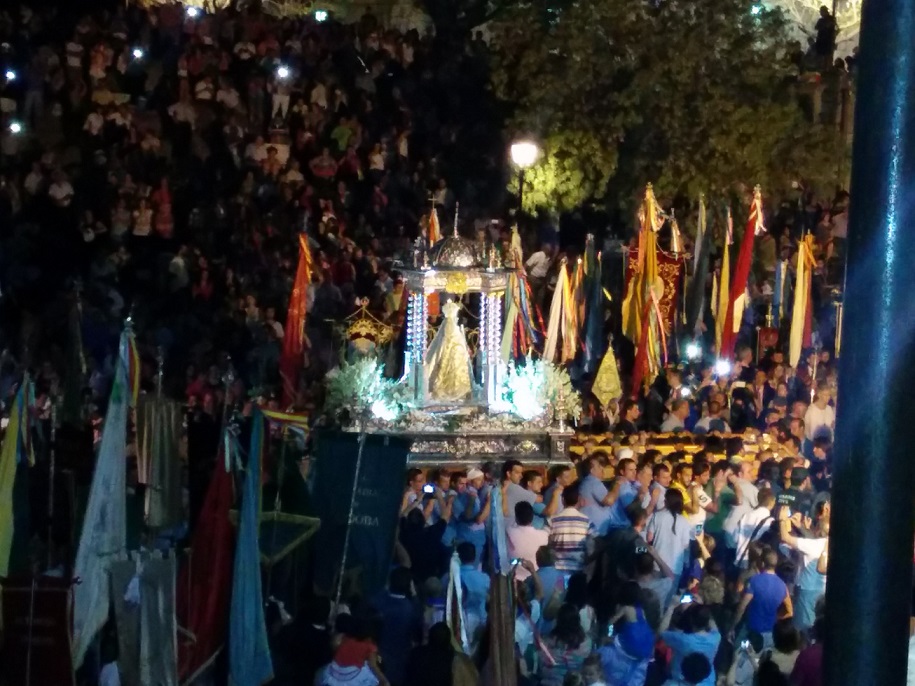 Procesión de la Morenita por las faldas del Cerro de la Cabeza con motivo del 788 Aniversario de su aparición. Fotos gentileza de Juan Carlos Melero.