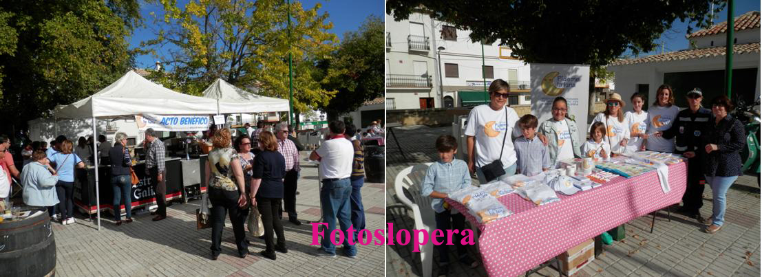 Los Loperanos colaboran con la Barra Solidaria para la Asociación Pídeme la Luna.