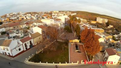 Vista aérea del Pilar Viejo y sus aledaños a través de una foto realizada con un drone por Rafael Quero Monge