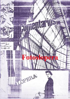 Un recuerdo a la revista COMENTARIOS que editaba la desaparecida Asociación Juvenil Padre Bernabé Cobo Peralta de Lopera en el año 1988.