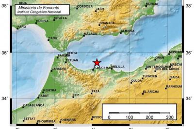 Sentido en Lopera el terremoto de Alhucemas. A las 05:22 (hora española) se ha producido un terremoto de magnitud 6,3 en la escala de Richter en la zona de Alborán Sur (entre Alhucemas y Melilla) que se ha dejado sentir en distintos puntos del territorio andaluz.