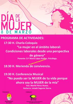 Actos en Lopera para celebrar el 8 de Marzo del 2016 el Día Internacional de la Mujer Trabajadora